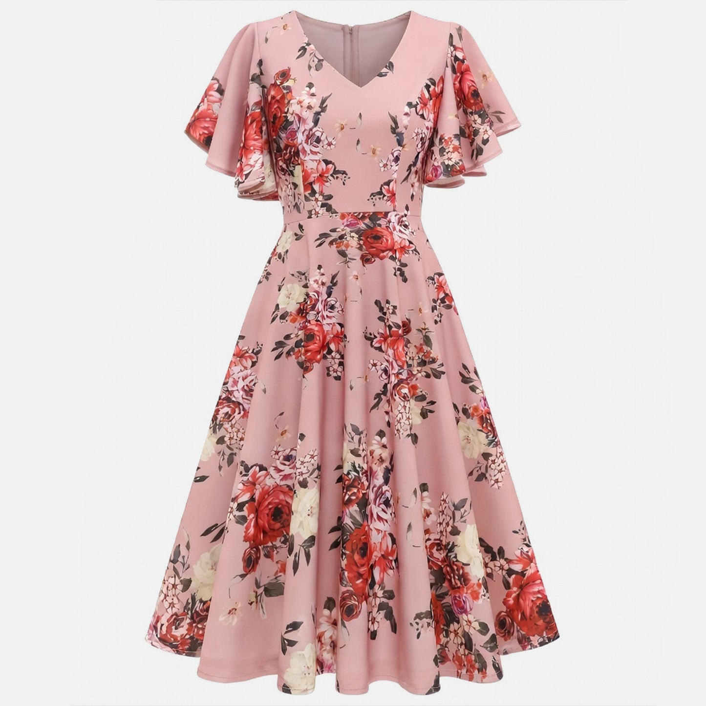 Robe longue femme coton été robe maxi imprimée élégante