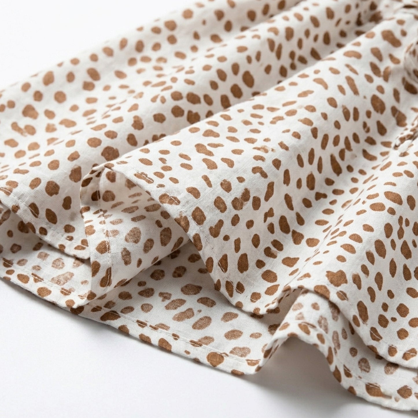 Robe chemise femme coton élégante bouton décoratif printemps-été