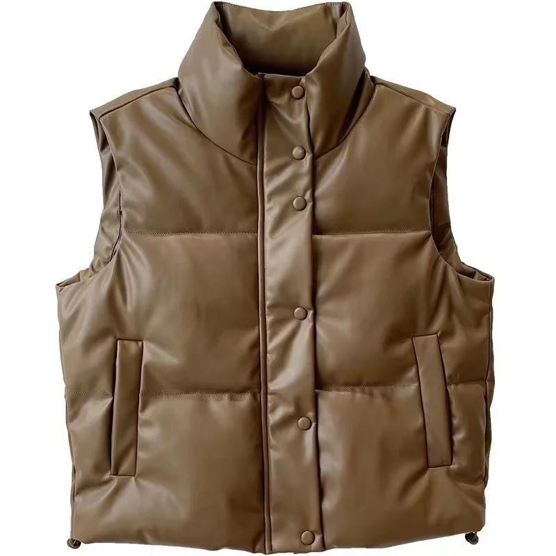 Gilet Matelassé Classique Pour Femme | Court