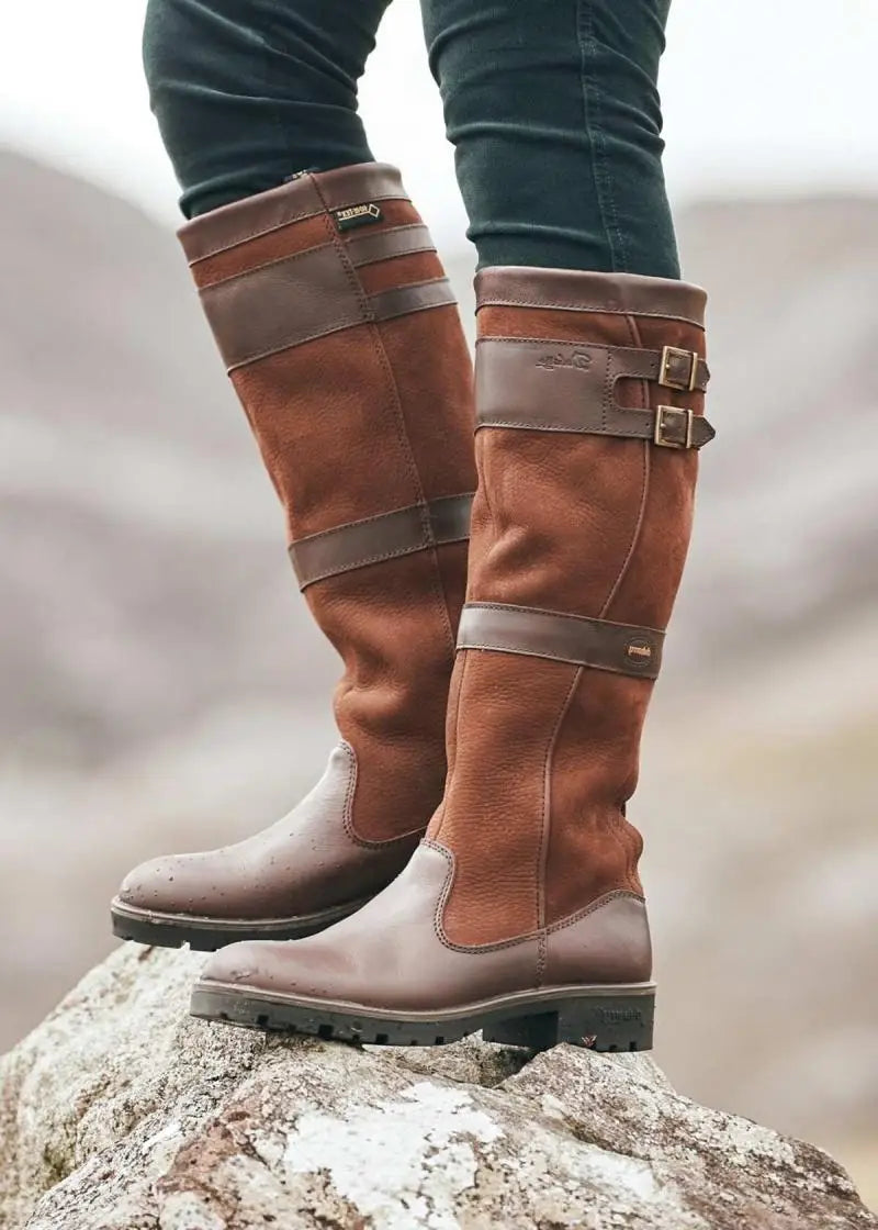 Bottes D'hiver En Cuir Pour Femme | Avec Boucle