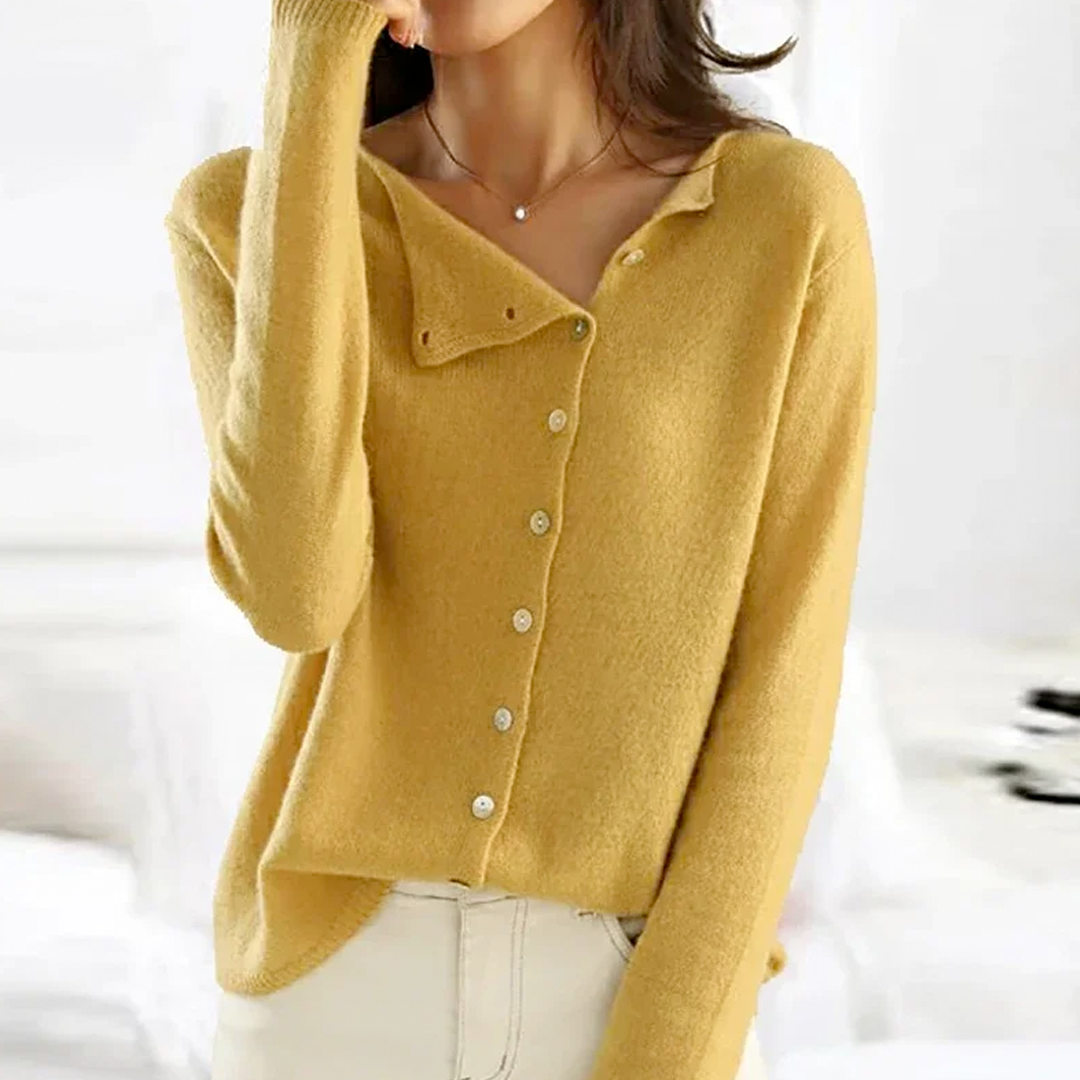 Cardigan À Patte De Boutonnage Pour Femme | Manches Longues