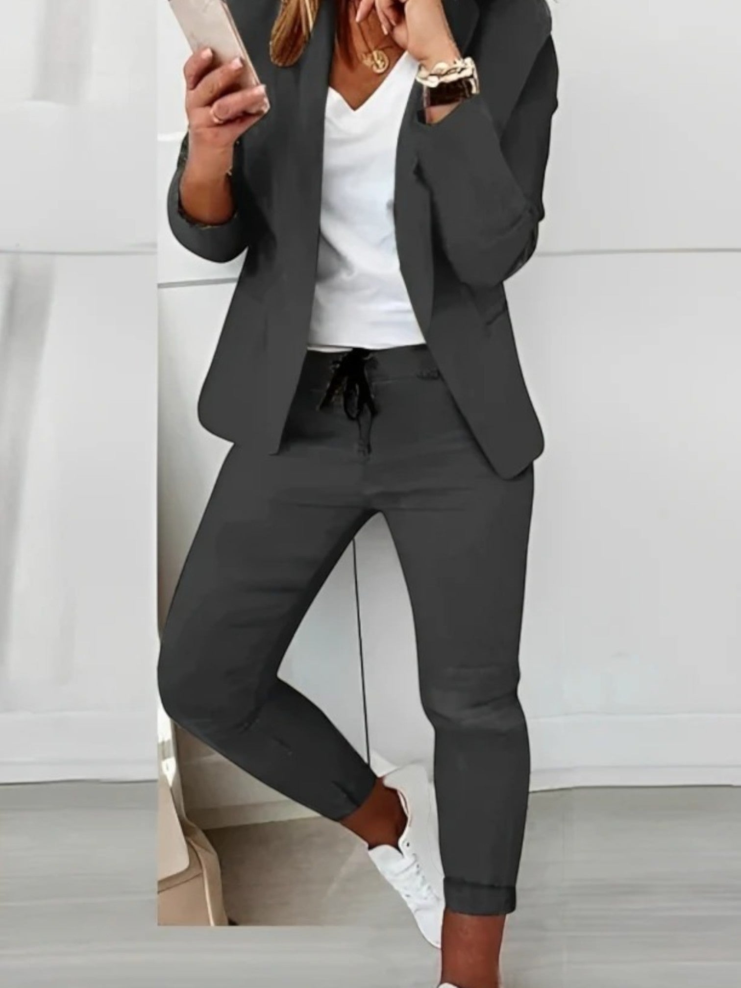 Maëlle | Conjunto Blazer Dos Piezas Elegante Para Mujer