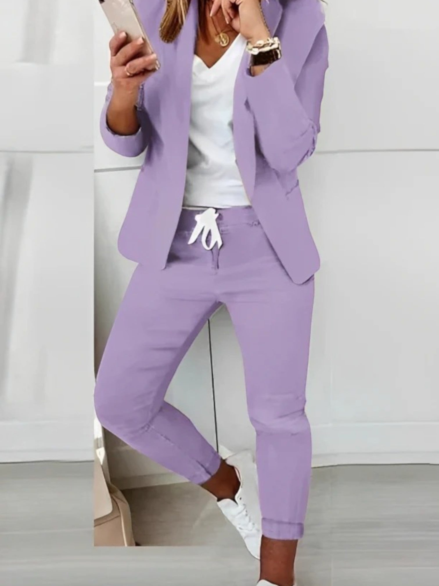 Maëlle | Conjunto Blazer Dos Piezas Elegante Para Mujer