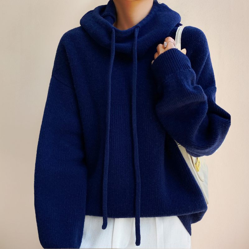 Pull Col Roulé Oversize En Cachemire Pour Femme | Hiver