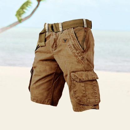 Jason | Short Cargo Décontracté Pour Hommes Avec Ceinture