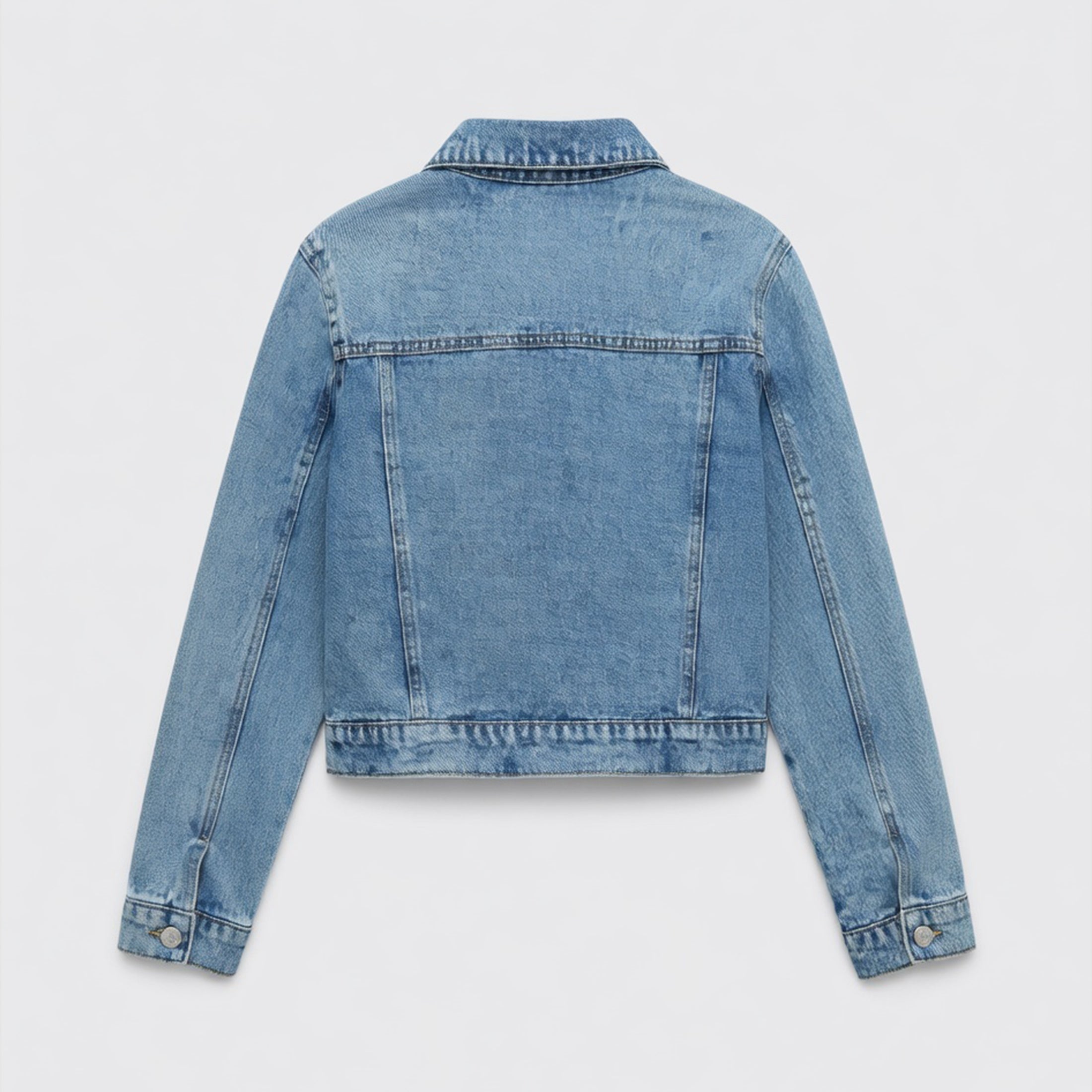 Veste en jean femme manches longues printemps coton