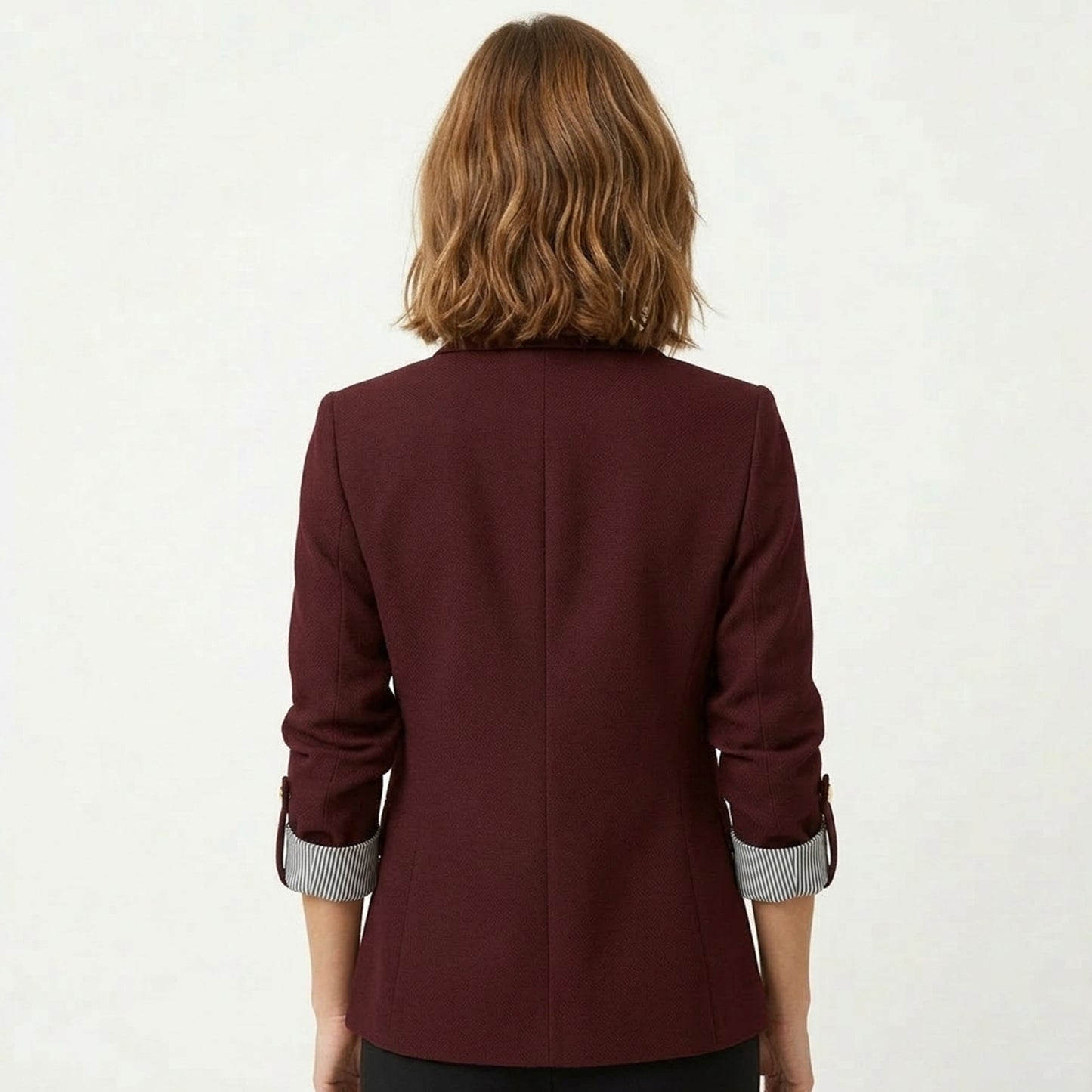 Blazer femme coton printemps automne veste blazer femme élégante
