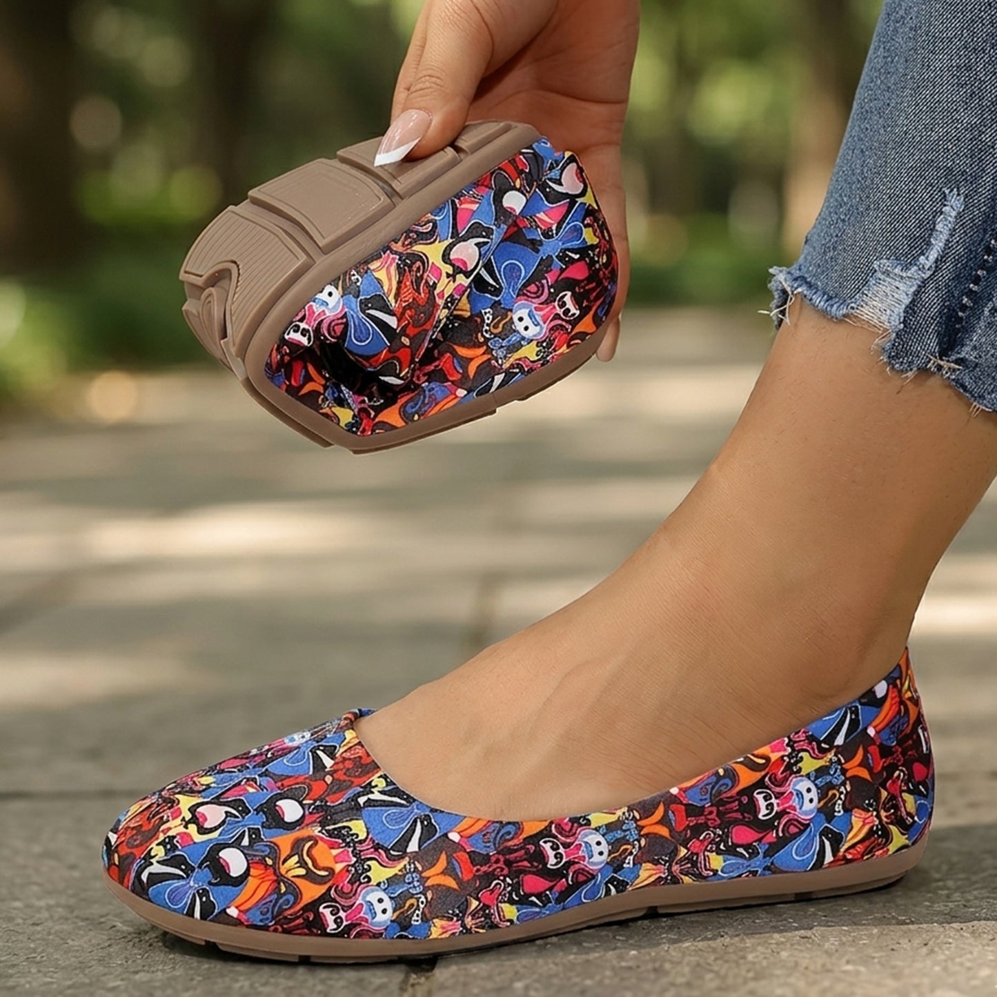 Ballerines femme cuir printemps chaussures plates femme