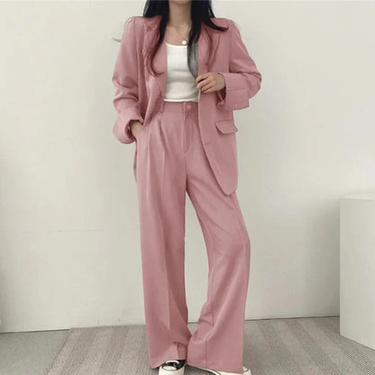 Élina | Ensemble Blazer Surdimensionné Décontracté Pour Femmes