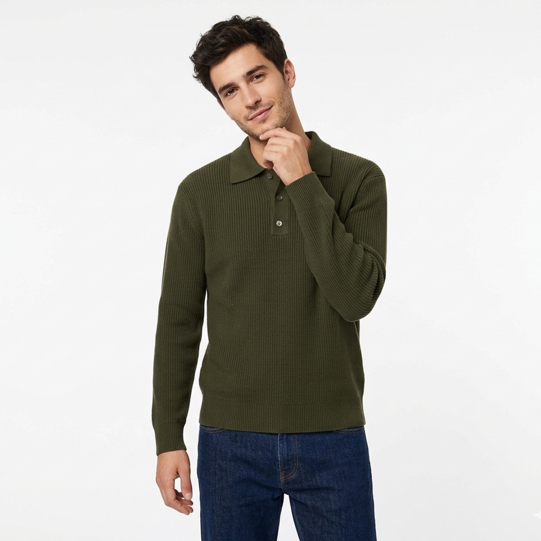 Polo homme maille coton été polo manches courtes style casual élégant