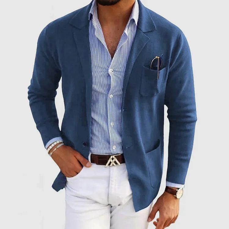Blazer Homme À Manches Longues | Col Revers