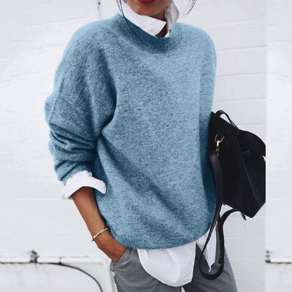 Pull En Cachemire À Manches Longues Pour Femme | Hiver