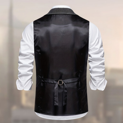 Gilet Boutonné Sans Manches Pour Homme | Vintage