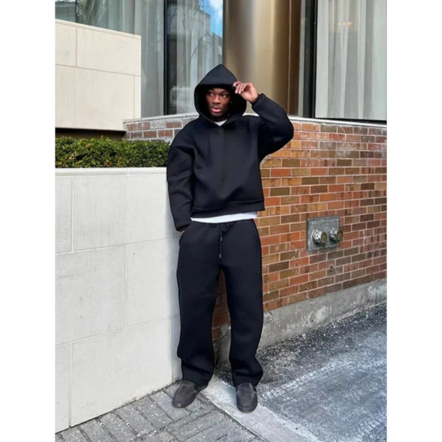 Célian | Ensemble Deux Pièces Décontracté À Capuche | Oversize