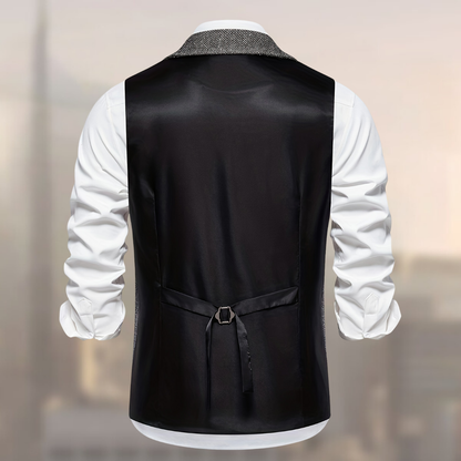 Gilet Boutonné Sans Manches Pour Homme | Vintage