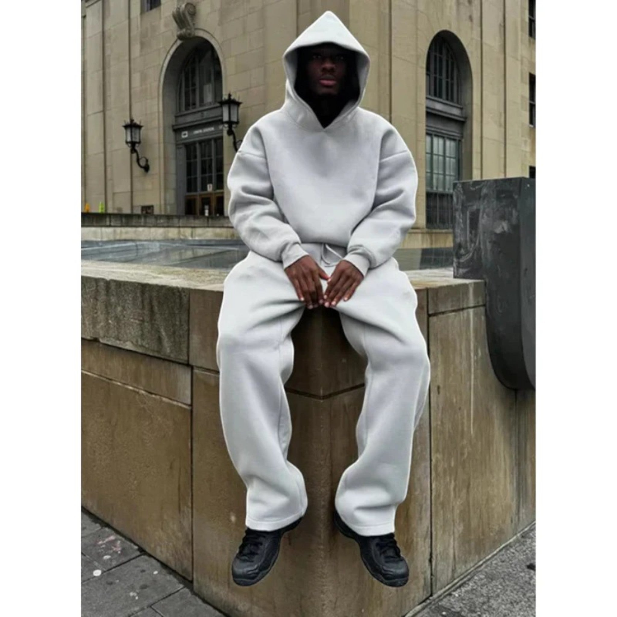 Célian | Ensemble Deux Pièces Décontracté À Capuche | Oversize