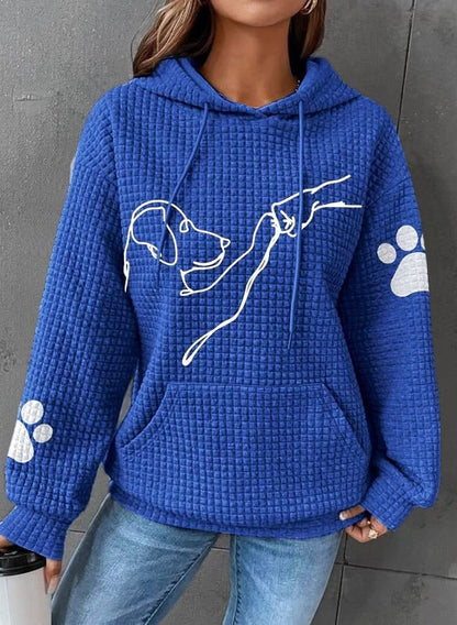 Pull À Capuche Tendance Avec Cordon De Serrage Pour Femme | Hiver