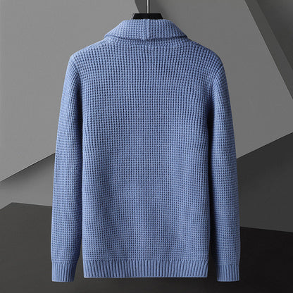 Cardigan Boutonné À Col Revers Pour Homme | Hiver