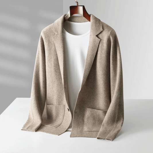 Cardigan En Maille Unie À Manches Longues Pour Femme | Hiver
