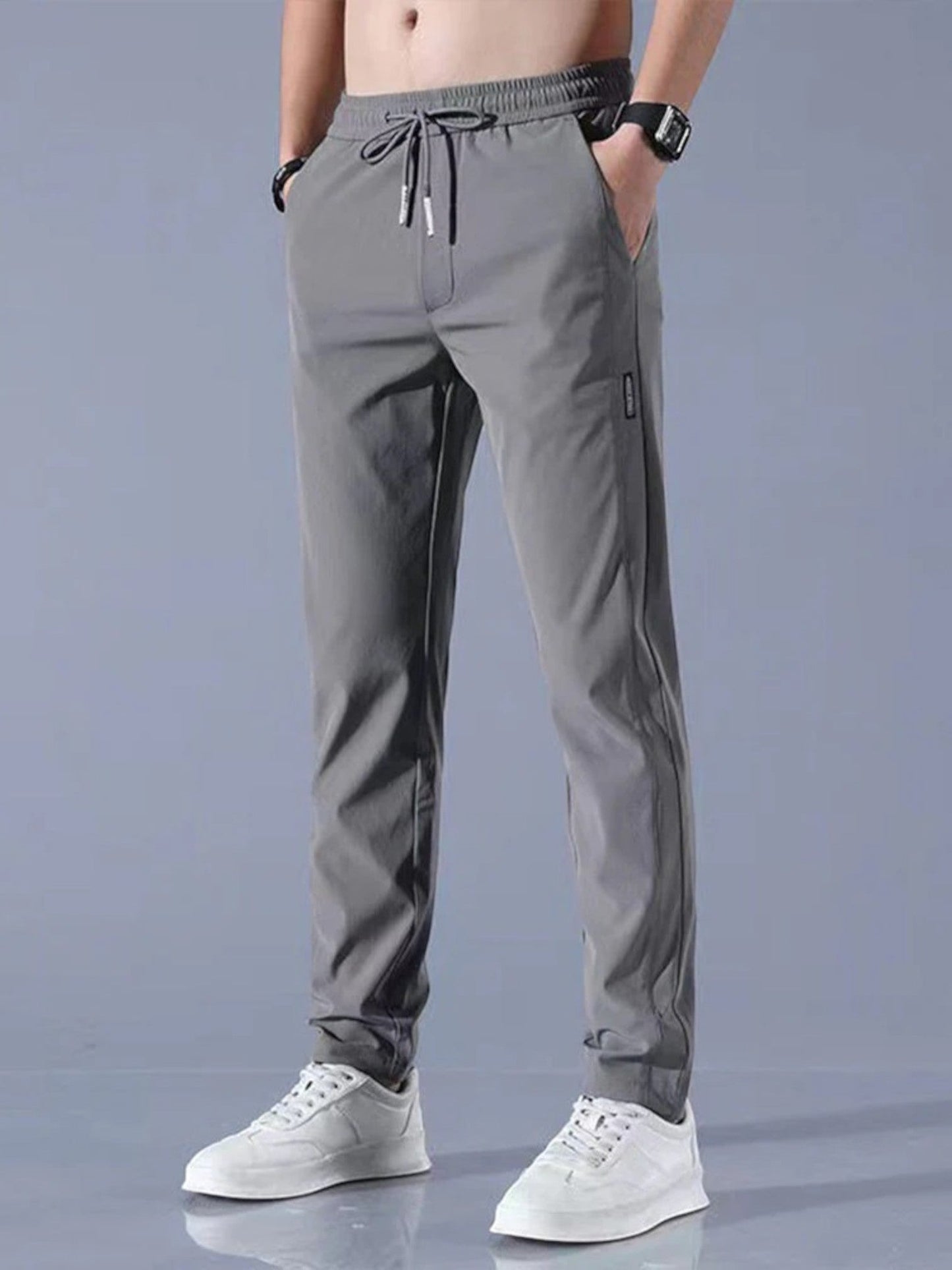 Tobias | Pantalon Décontracté Extensible Pour Homme | Long