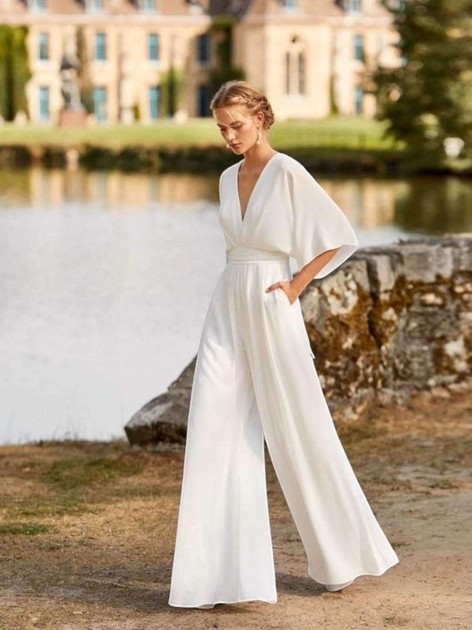 Chaveli | Combinaison Élégante À Col En V Pour Femmes