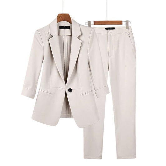 Ensemble Tailleur 2 Pièces Élégant pour Femme-lifestra.fr