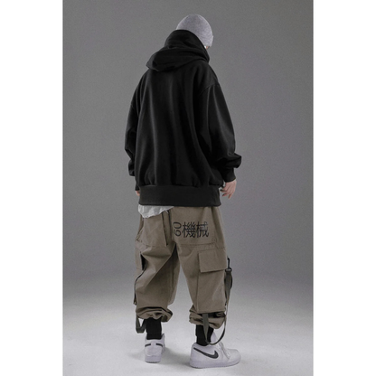 Sweat À Capuche D'hiver Surdimensionné Pour Homme | Avec Poche
