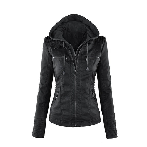Veste En Cuir Pour Femme | Fermeture Éclair