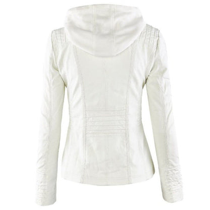 Veste En Cuir Pour Femme | Fermeture Éclair