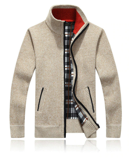Pull Décontracté En Maille À Col Montant Pour Homme | Hiver