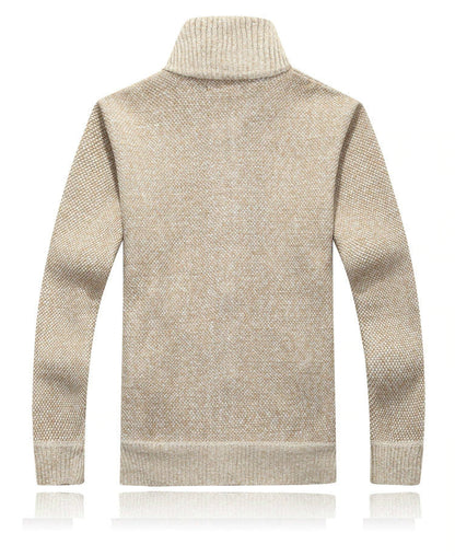 Pull Décontracté En Maille À Col Montant Pour Homme | Hiver
