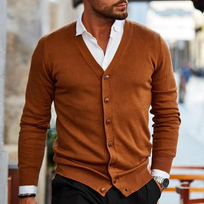 Cardigan Tricoté Pour Homme | Boutonné