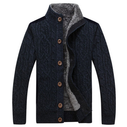 Cardigan En Maille Boutonné Pour Homme | Manches Longues