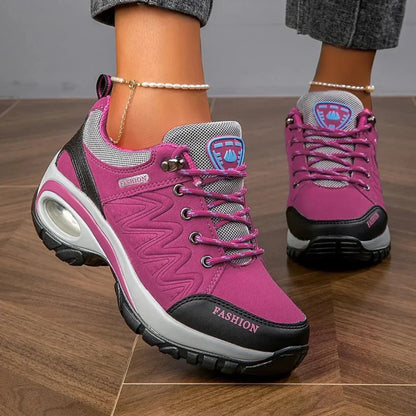 Chaussures De Randonnée Colorées Pour Femmes | À Lacets