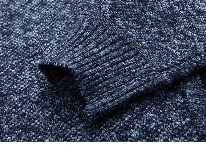 Pull Décontracté En Maille À Col Montant Pour Homme | Hiver