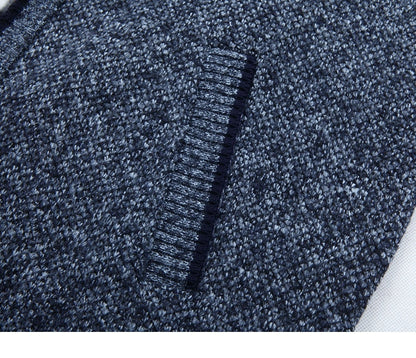 Pull Décontracté En Maille À Col Montant Pour Homme | Hiver