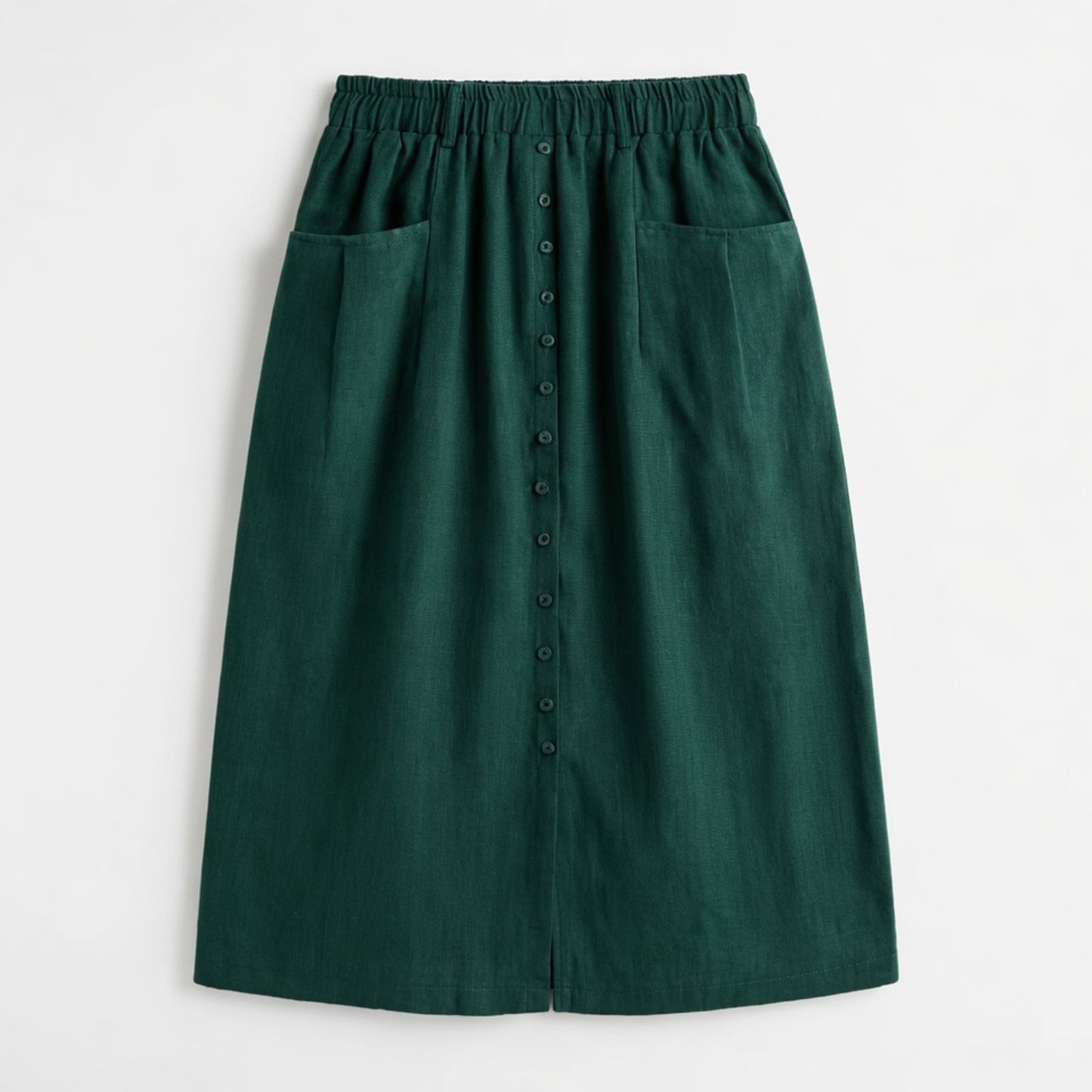 Jupe femme lin printemps été ample vintage décontractée légère