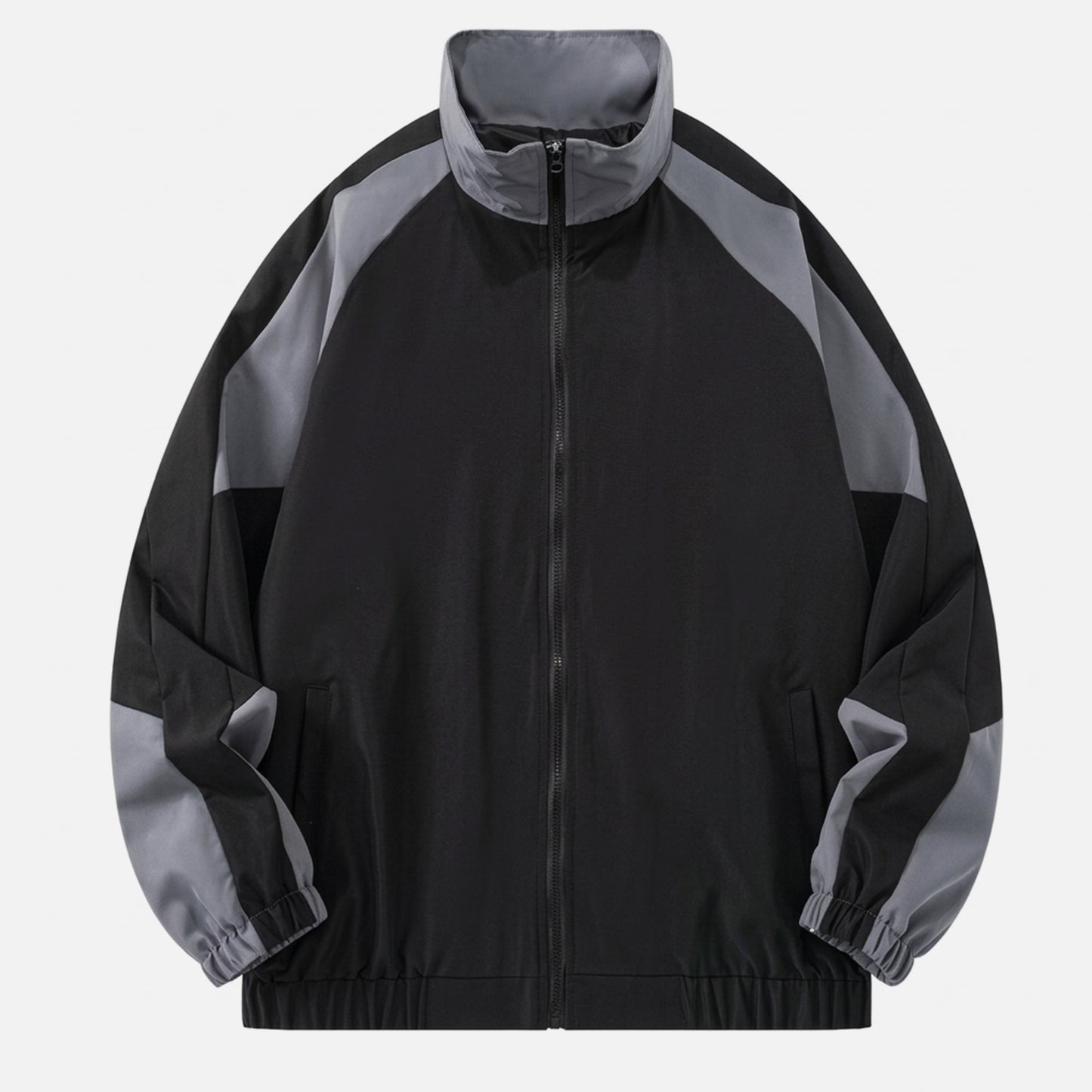 Veste homme polyester printemps automne blouson zippé homme streetwear léger
