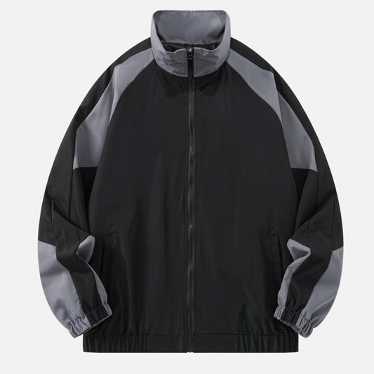Veste homme polyester printemps automne blouson zippé homme streetwear léger