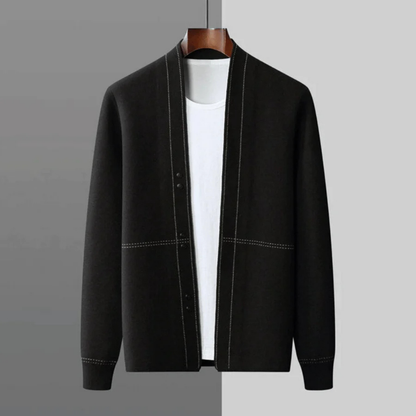 Cardigan Moderne Ouvert Sur Le Devant Pour Homme | Manches Longues