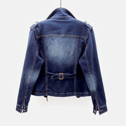 Veste En Jean Décontractée Pour Femme | Détail Zip