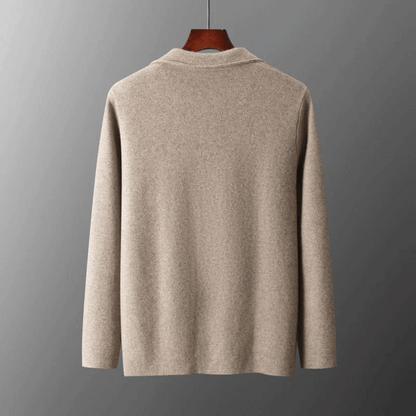 Cardigan En Maille Unie À Manches Longues Pour Femme | Hiver