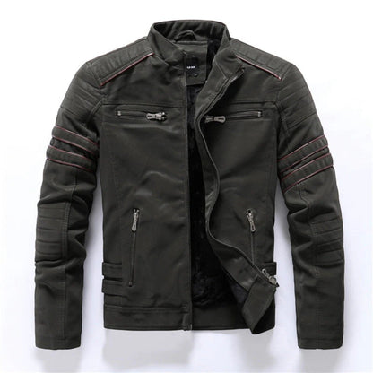 Sacha | Veste De Moto Confortable Pour Homme | Fermeture Éclair