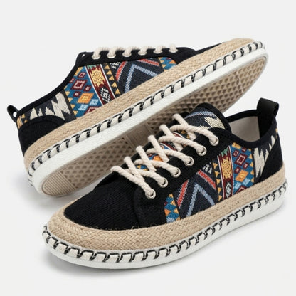 Espadrilles homme en coton style bohème respirant pour été