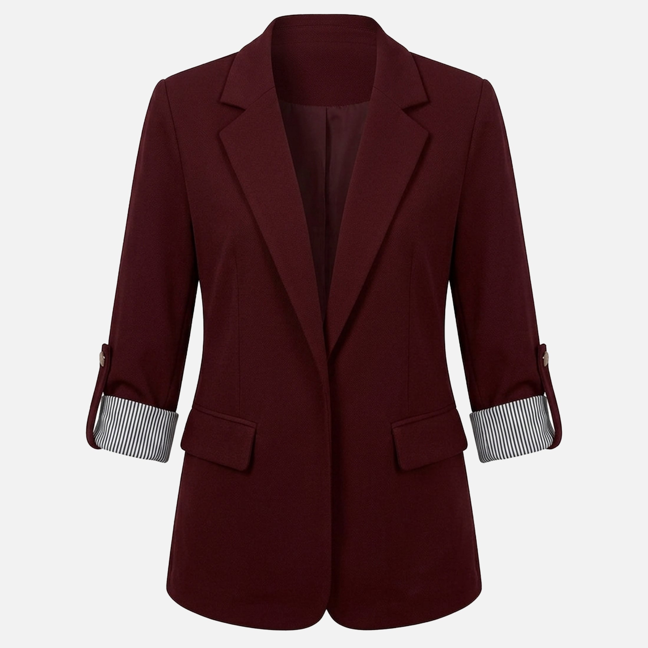 Blazer femme coton printemps automne veste blazer femme élégante