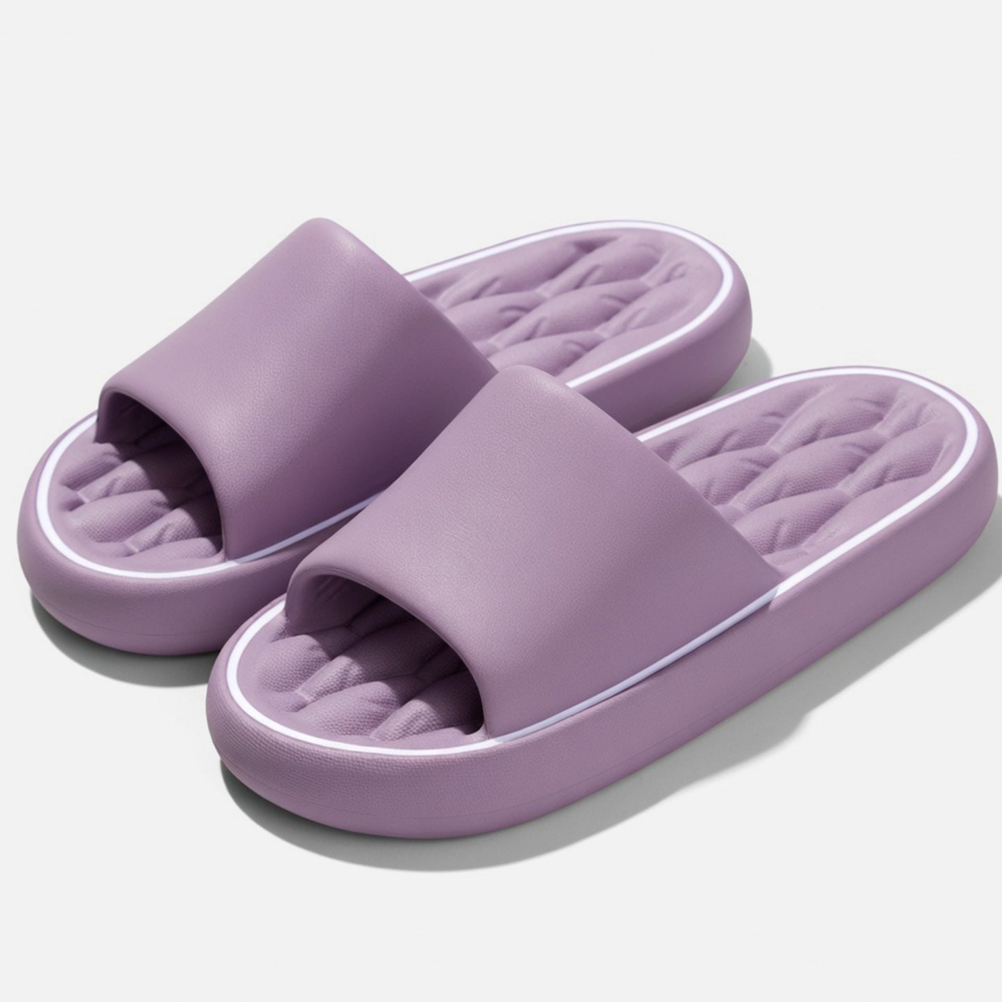 Chaussons unisex coton été chaussons maison antidérapants confort intérieur