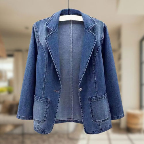 Blazer En Jean Pour Femme | Avec Poche