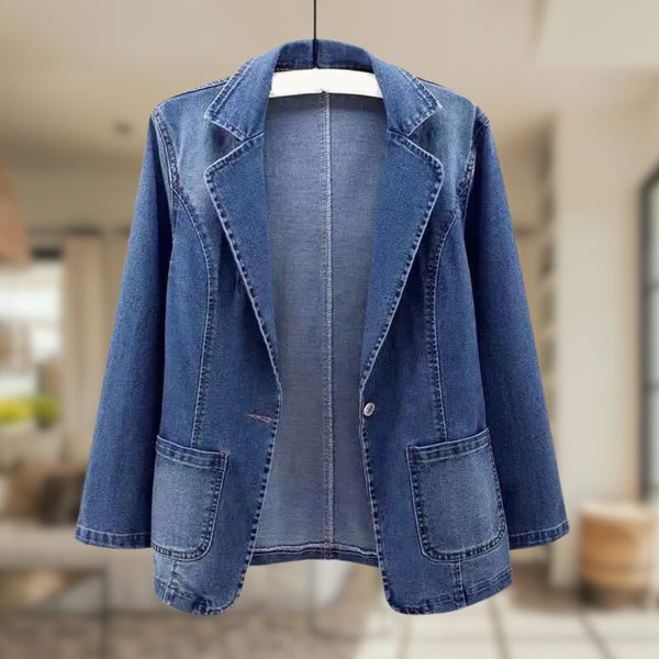 Blazer En Jean Pour Femme | Manches Longues