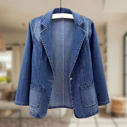 Blazer En Jean Pour Femme | Manches Longues