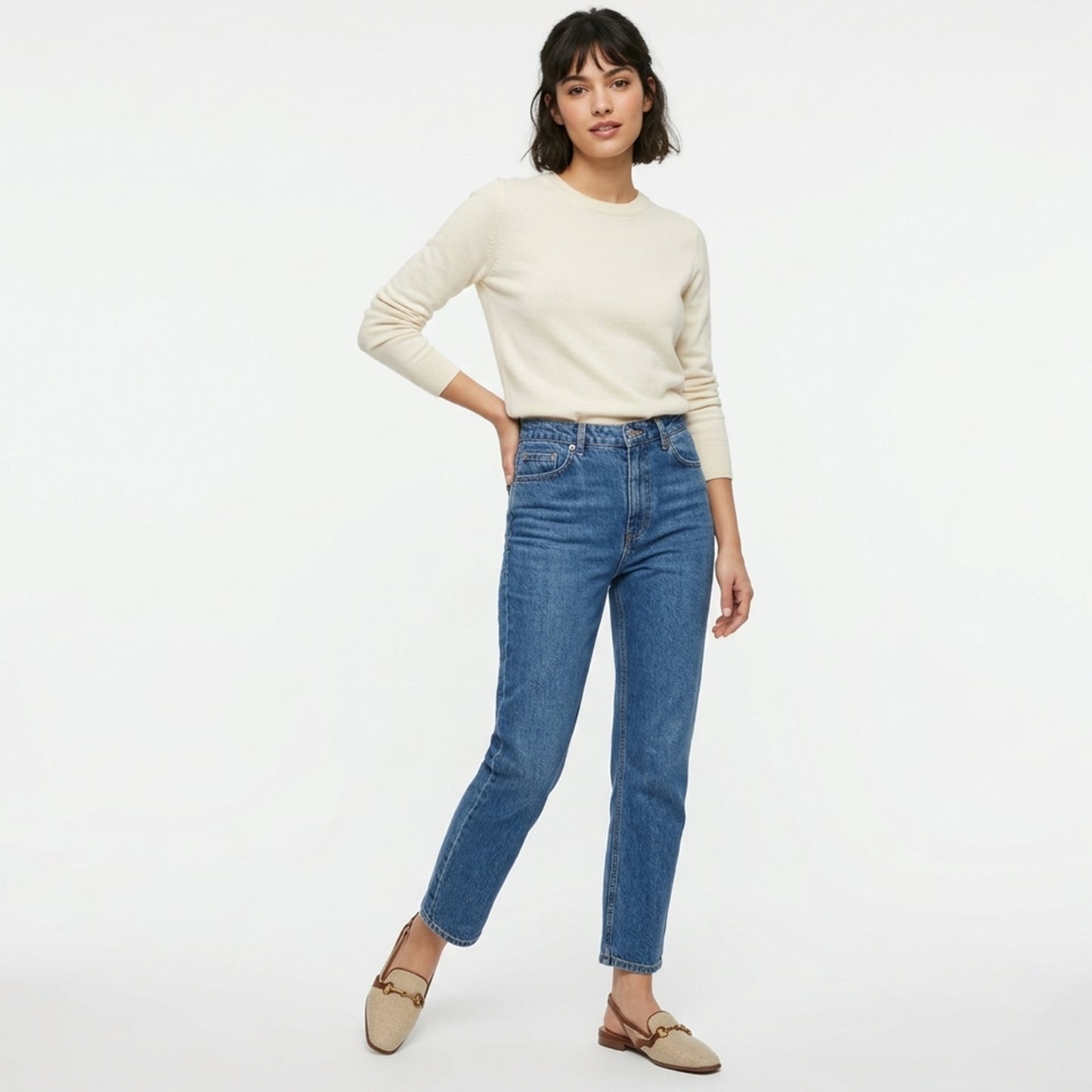 Sandales femme cuir plates boucle métallique été casual